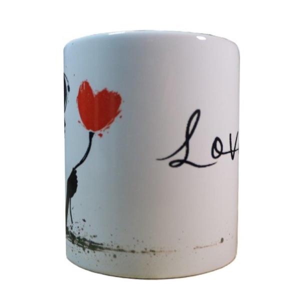 Tasse  Mädchen Luftballon